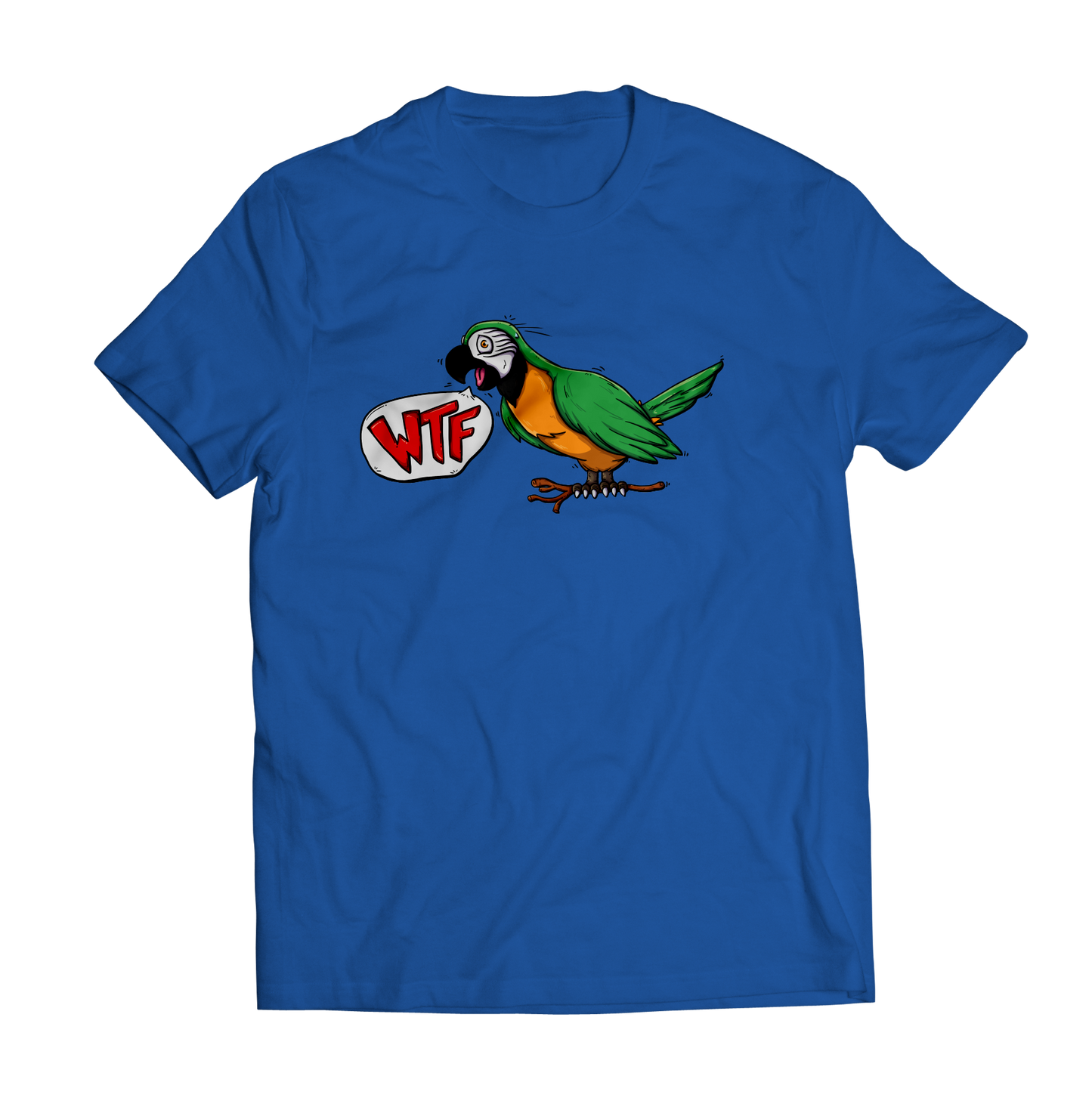 WTF Bird Shirt Blue