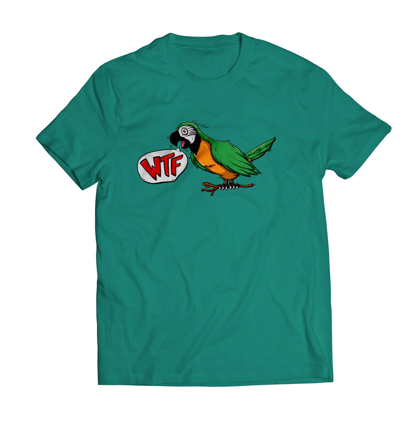 WTF Bird Shirt Green
